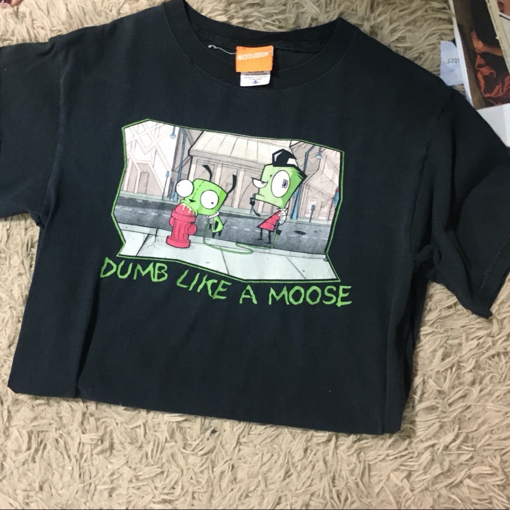 Vintage Nickelodeon * Invader Zim Shirt * 00s !